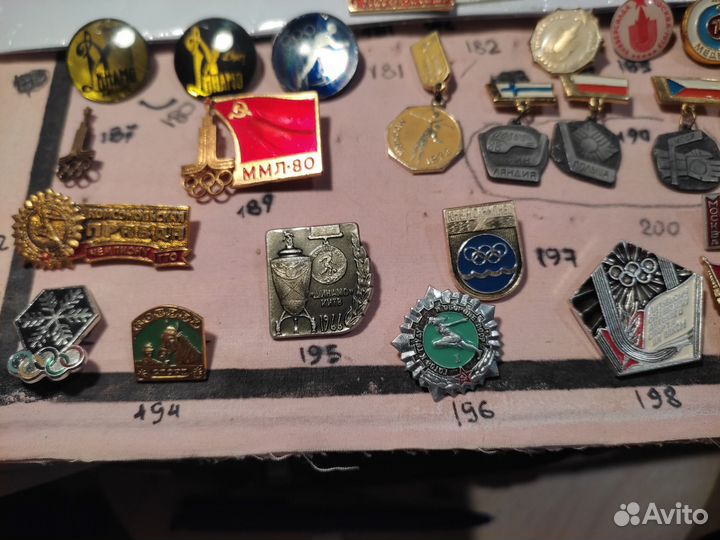 Значки Спорт Олимпиада