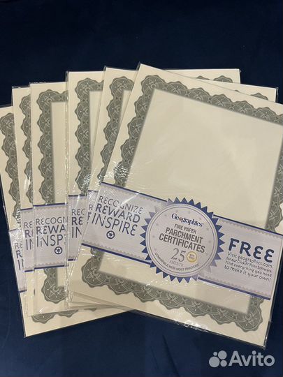 Бумага для печати сертификатов geographics