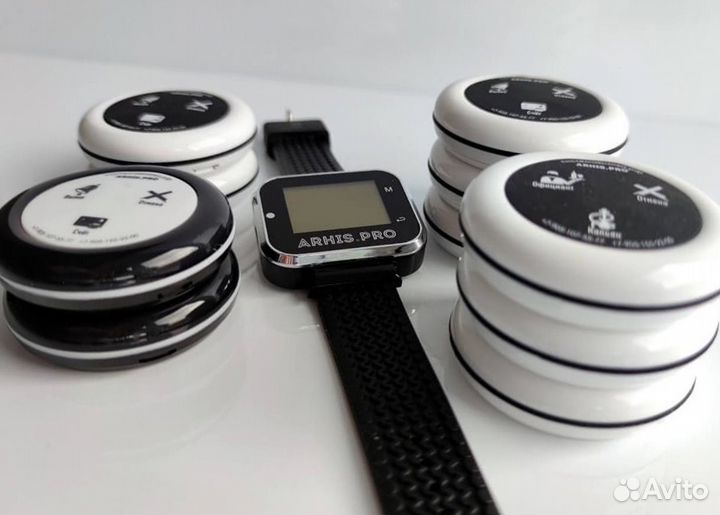 Кнопка вызова персонала, официанта, часы-пейджер