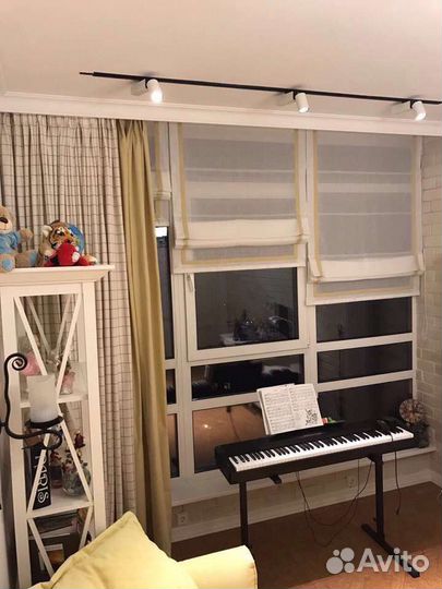 Римские шторы на балкон