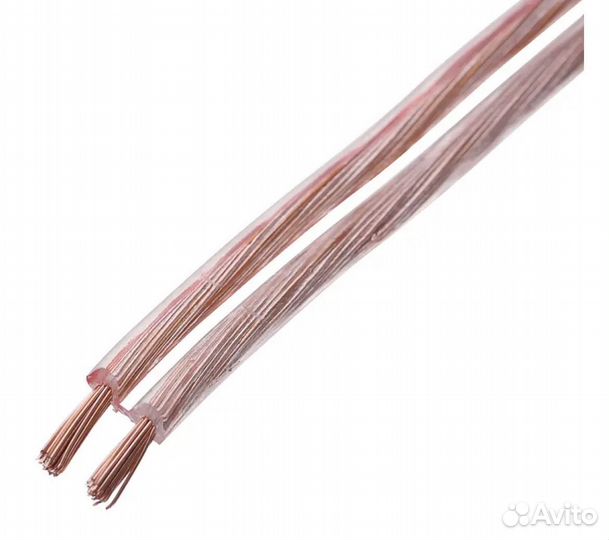 Аудио-кабель Hi-Fi 2х0.75 мм на отрез (1 м )