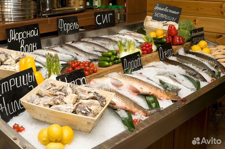 Продается прибыльный магазин рыбы и морепродуктов