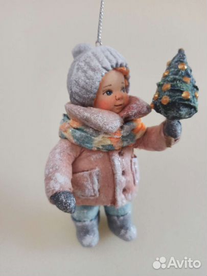 Ватные елочные игрушки