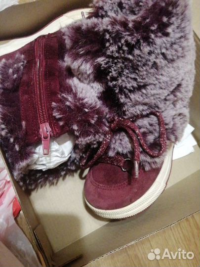 Сапоги зимние для девочки