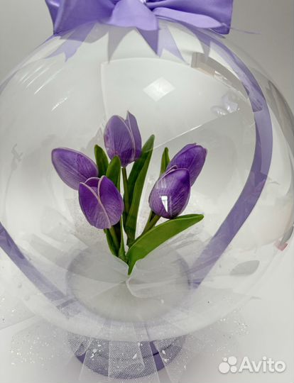 Тюльпаны в прозопчном шаре