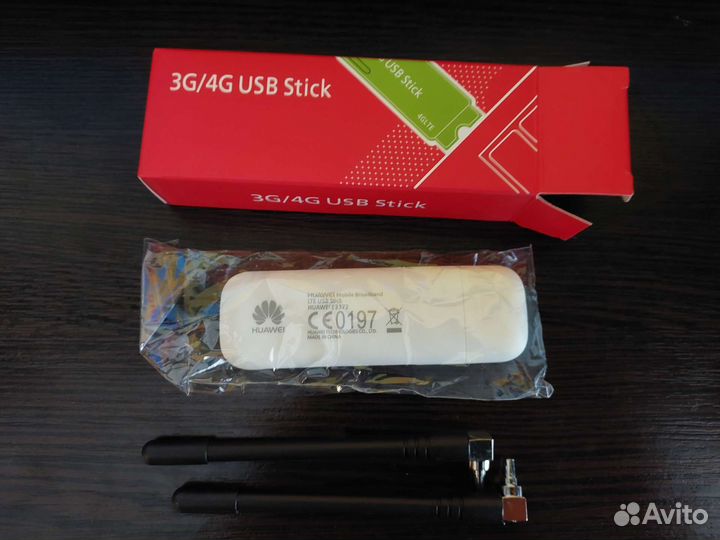 4G USB модем e3372-607 + Мини-антенны