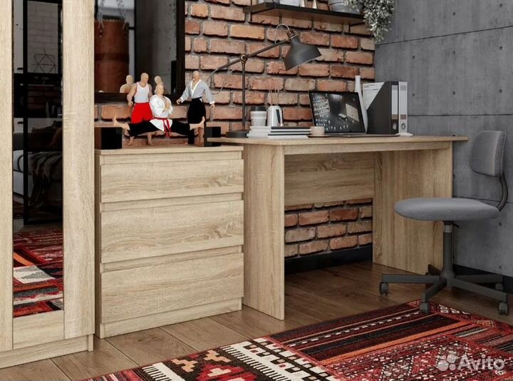 Комод новый с тремя ящиками, аналог икея, IKEA