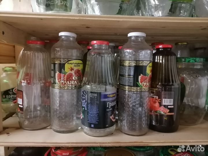 Бутылка стеклянная для сока