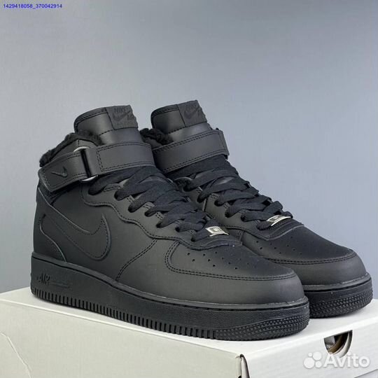 Кроссовки Nike Air Force 1 High (с мехом) (Арт.15516)