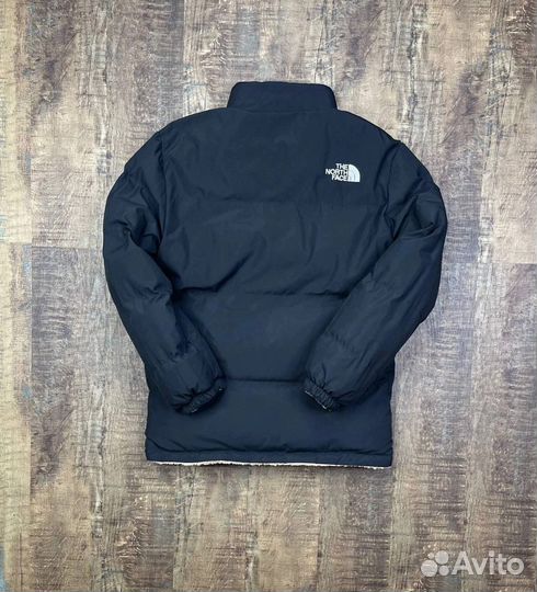 Куртка the north face барашек двусторонняя