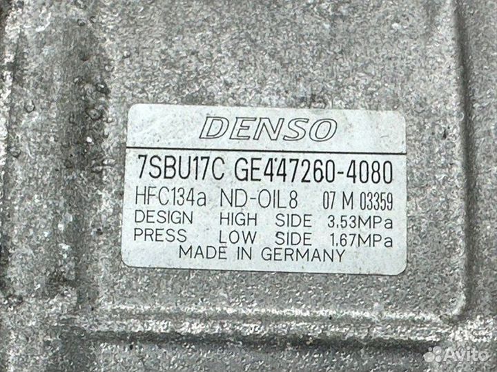Компрессор кондиционера Bmw 535I F10 N55 3.5I 2012
