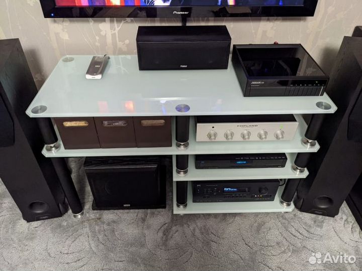 Стойка для тв и high-END аппаратуры на конусах Пла