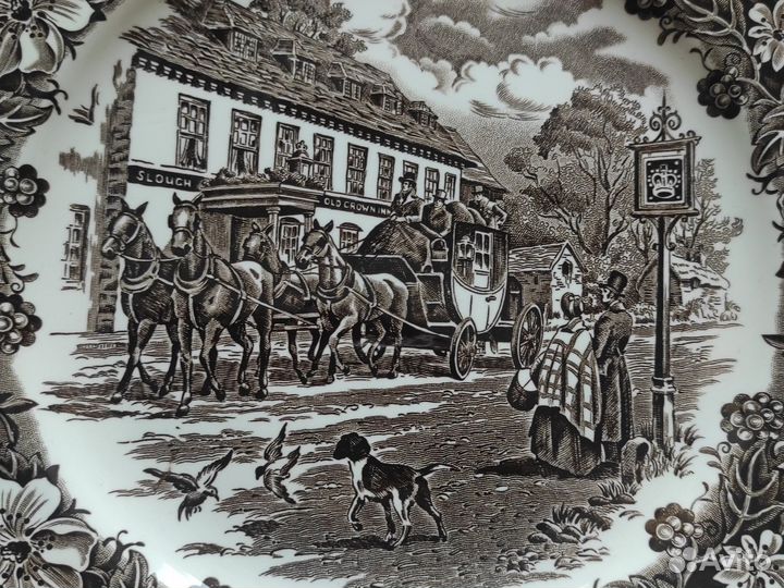 Тарелка винтаж