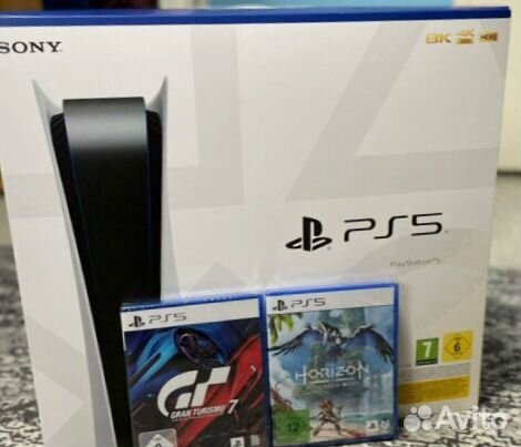 PS 5 +диск в подарок