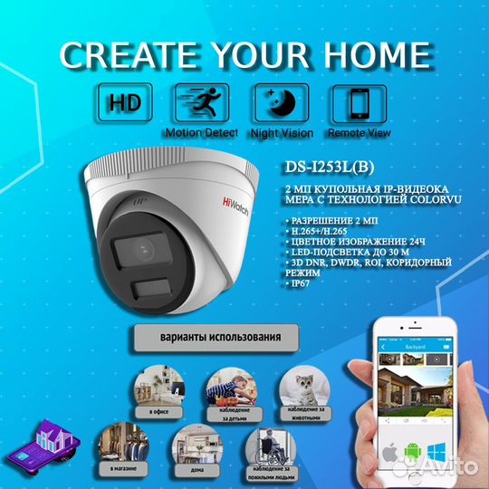 Камера видеонаблюдения HiWatch DS-I253L