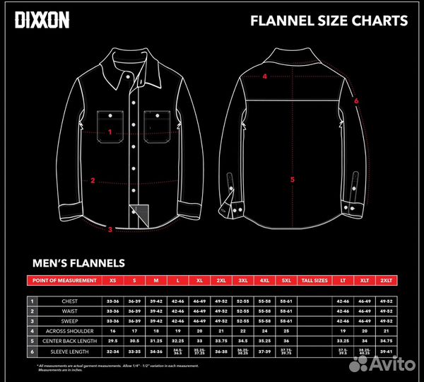 Рубашка мужская Dixxon Hurricane Flannel США