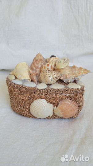 Шкатулка ракушка