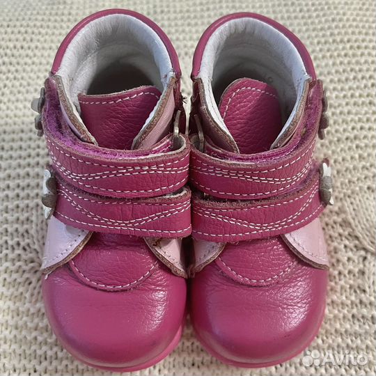 Ботинки 19 кожаные