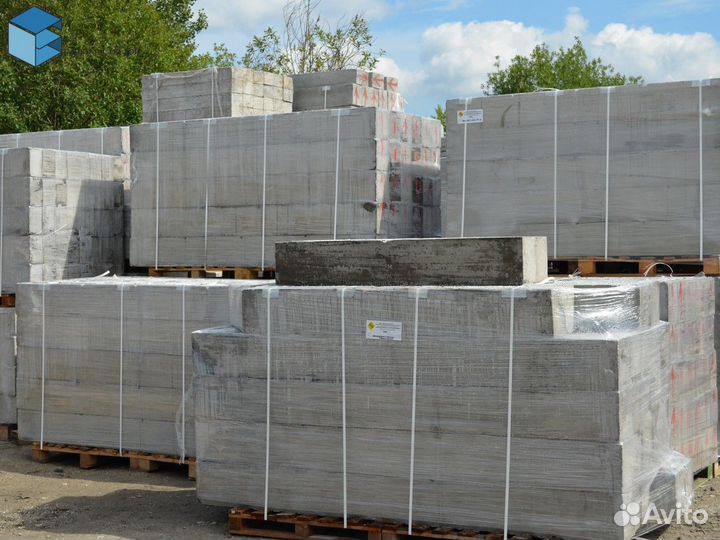 Мегаблоки полистиролбетонные. Доставка