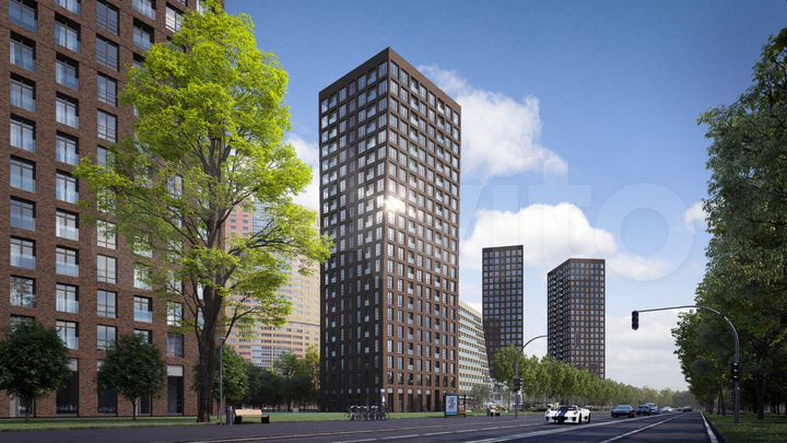 2-к. квартира, 61,4 м², 10/25 эт.