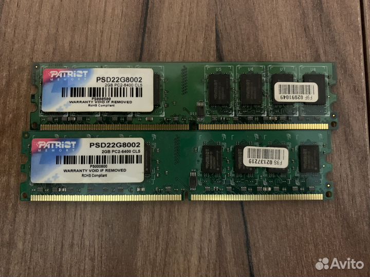 Оперативная память DDR2 для компьютера