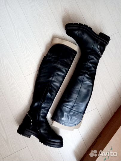 Сапоги ботфорты 39
