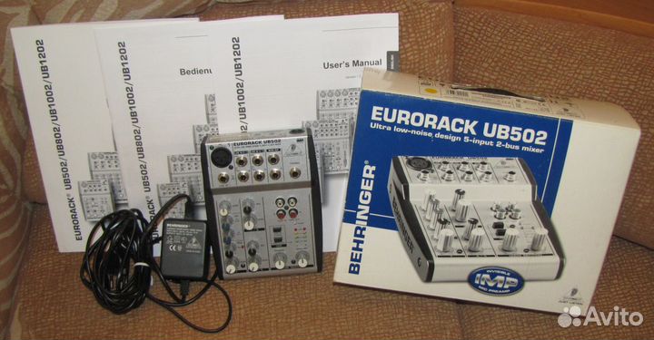 Микшерный пульт Behringer 502 компакт микшер Новый