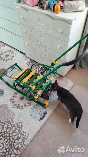 Санки ника 3 складные на колёсах