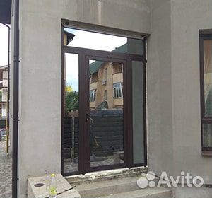 Алюминиевые двери под заказ с монтажем