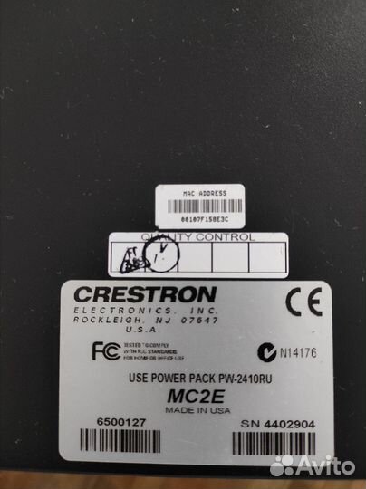 Медиаконтроллер Crestron MC2E