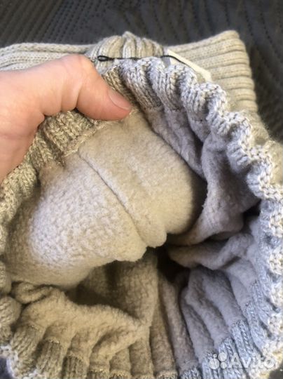 Шапка и шарф зимняя женская