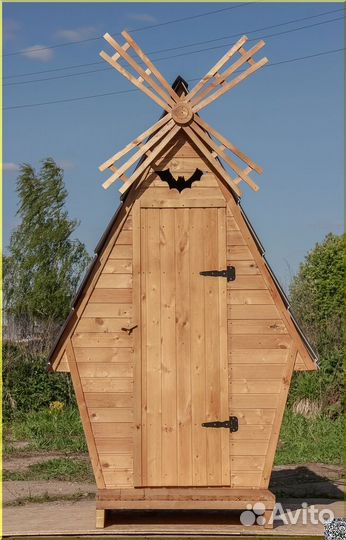 Дачный туалет с установкой SKU003