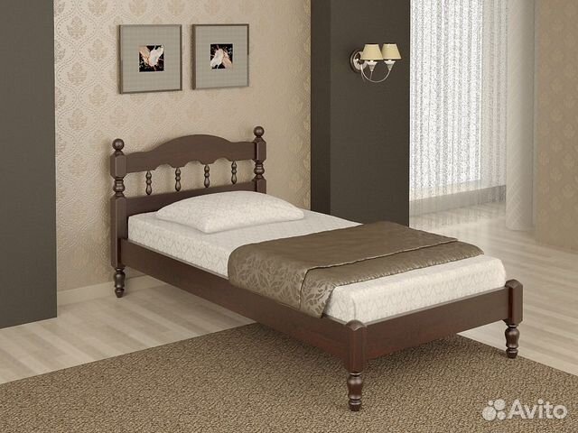 Кровать Каролина из массива сосны 160 х 200