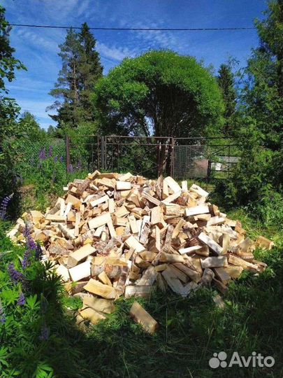 Дрова березовые. Колотые