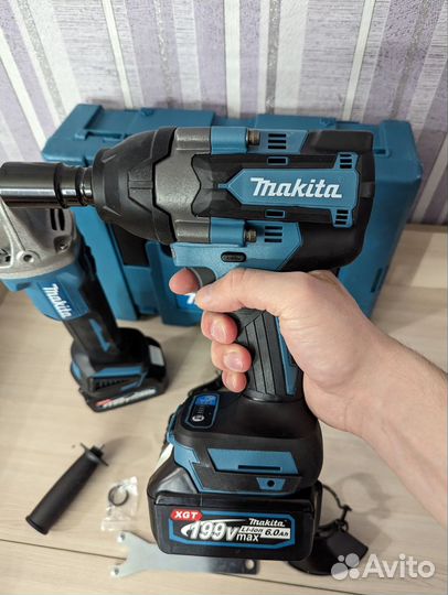 Гайковёрт Грузовой + Болгарка Makita