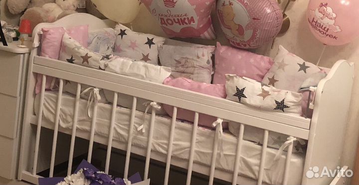 Бортики в детскую кроватку