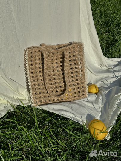 Эко шоппер из джута