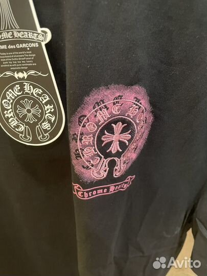 Chrome hearts футболка оверсайз