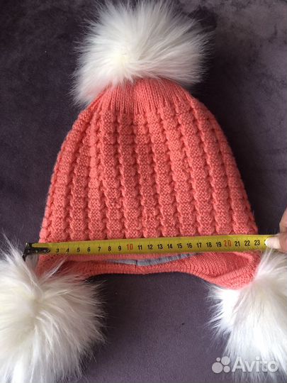 Шапка теплая для девочки