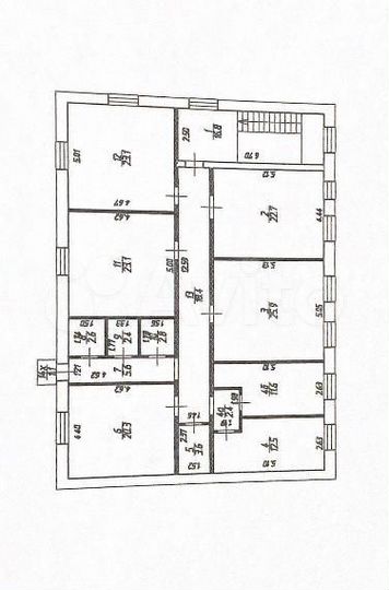 Отдельное фасадное двухэтажное здание