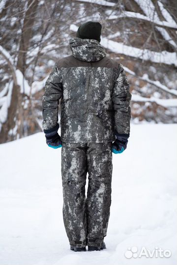 Костюм Следопыт зимний (алова, зеленая кора) -35C