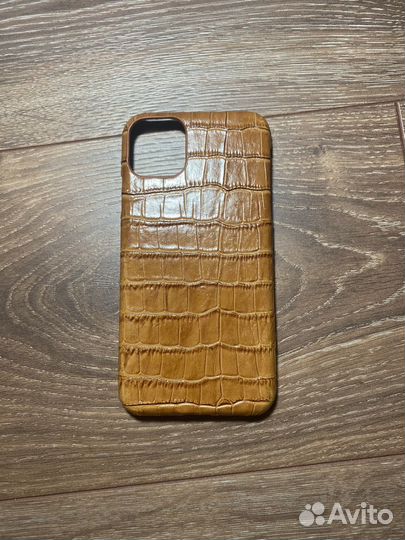Кожаный чехол iPhone 11 pro max