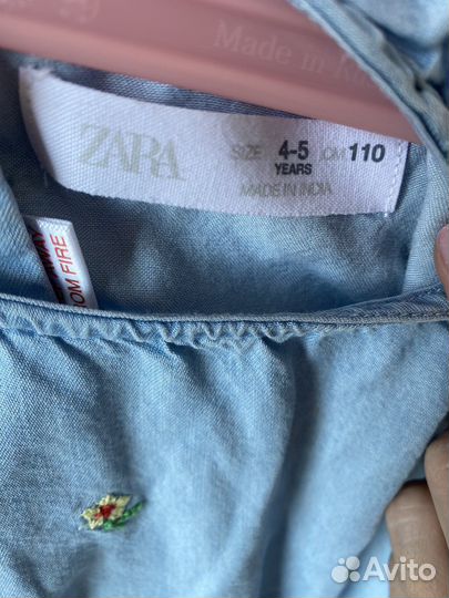 Платье zara 110