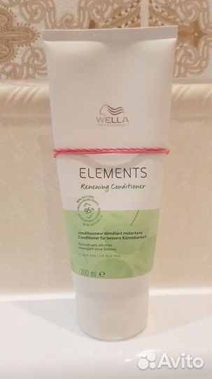 Wella Elements шампунь и бальзам