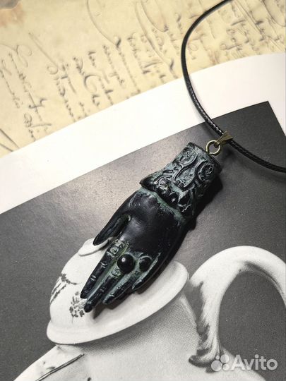 Кулон, необычная подвеска, украшение винтажное