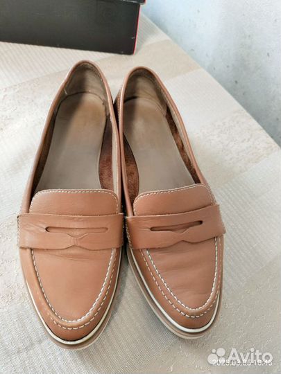 Лоферы натуральная кожа 38р