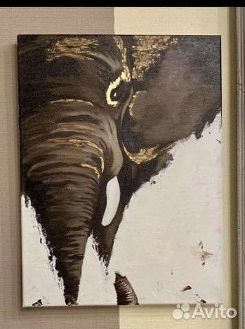 Картина холст масло ткань квартира дизайн