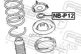 Подшипник опоры переднего амортизатора nissan P