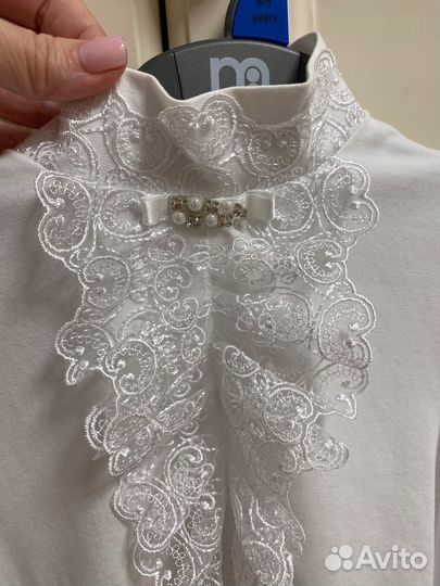 Блузка школьная для девочки,146