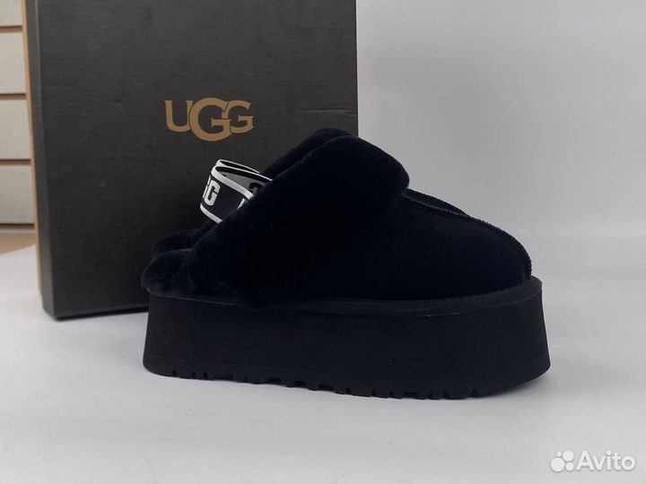 Ugg Funkette Suede Platform Black